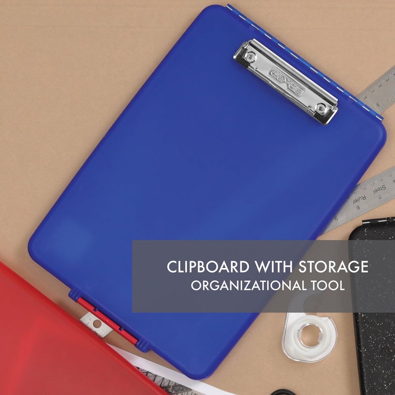 Dexas Slimcase Storage Clipboard, Blue - Image 5